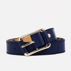 Ремень женский 9720666 синий, 110х3 см No Brand