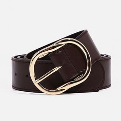 Ремень женский 9720671 коричневый, 110х4 см No Brand