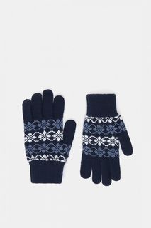 Перчатки женские Baon B3623505 dark navy melange, one size