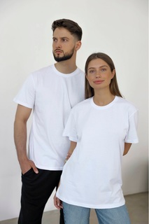 Футболка унисекс 777 Textile Базовая белая 48 RU
