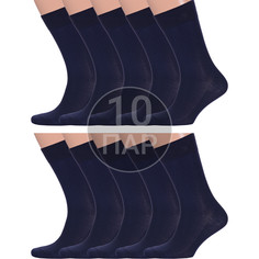 Комплект носков мужских Para Socks 10-M2D4 синих 25-27, 10 пар