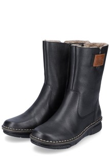 Полусапоги женские Rieker 73350-00 черные 39 RU