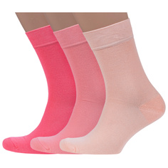 Комплект носков мужских Носкофф 3-АС3 розовых 23-25