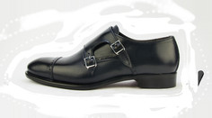 Туфли мужские PHILIPPE ANDERS 1734 blue синие 41 RU
