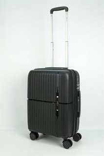 Чемодан унисекс Sweetbags Cross черный, 55x38x22 см