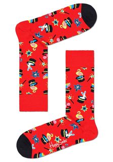 Носки унисекс Happy socks MAG01 красные 25