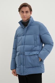 Пуховик мужской Finn-Flare FWD21026 синий 2XL