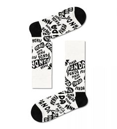 Носки унисекс Happy socks PAN01 1900 белые 29