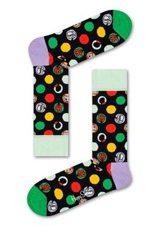 Носки унисекс Happy socks DNY01 9301 черные 29