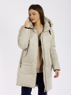 Пальто женское GEVITO GD57001054 бежевое 52 RU