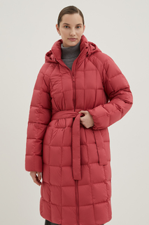 Пуховик-пальто женский Finn-Flare FWD11026 красный XL