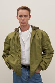 Куртка мужская Finn-Flare FAC22032 зеленая 2XL