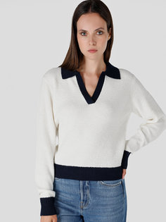 Пуловер женский Colins CL1066004_Q1.V1 белый L