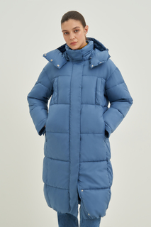 Пальто женское Finn-Flare FWD11075 синее S
