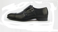 Туфли мужские PHILIPPE ANDERS 1734 black черные 44 RU