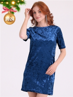 Платье женское Апрель 936жен633Р синее 100/164