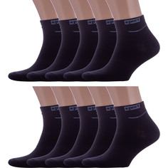 Комплект носков мужских Красная Ветка 10-С-340 черных 27, 10 пар