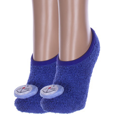 Комплект носков женских Hobby Line 2-Нжмту2163-7 синих 36-40, 2 пары