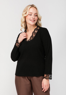 Блуза женская Bianka Modeno 311562 черная 60 RU