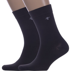 Комплект носков мужских Hobby Line 2-Нм061-02 черных 39-44, 2 пары