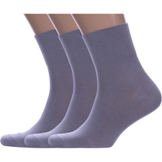 Комплект носков мужских Hobby Line 3-Нм069 серых 39-44, 3 пары