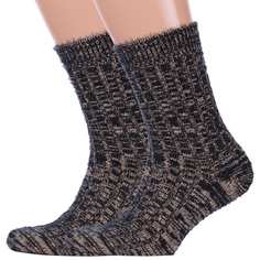 Комплект носков мужских Hobby Line 2-нмт016-1 коричневых 40-44, 2 пары