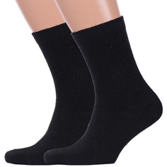 Комплект носков мужских Hobby Line 2-Нмпух6309 черных 39-44, 2 пары