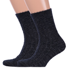 Комплект носков мужских Hobby Line 2-нмт016-1 серых 40-44, 2 пары