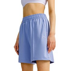 Шорты женские Anta LIFESTYLE KNIT SHORTS 1 W голубые S