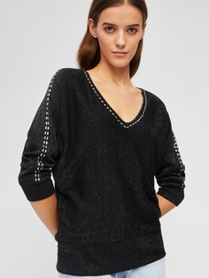 Пуловер женский Zolla 0234561010639900 черный 2XL