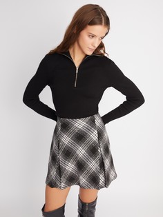 Юбка женская Zolla 02242787Z04190C0 серая XS