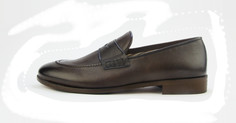 Лоферы мужские PHILIPPE ANDERS 22S001 dk.brown коричневые 44 RU