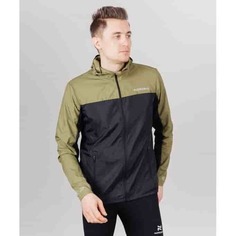 Nordski RAIN OLIVE/BLACK Ветровка спортивная Зеленый/Черный M