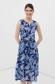 Платье женское Finn Flare FSC11047 синее XL