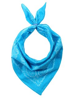 Шейный платок унисекс Venera 5800197 голубой 50х50 см