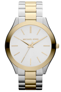 Наручные часы женские Michael Kors Runway золотистые/серебристые