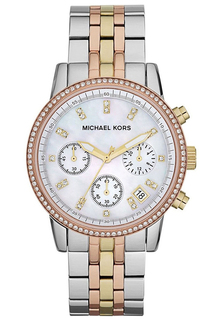 Наручные часы женские Michael Kors Ritz золотистые/серебристые