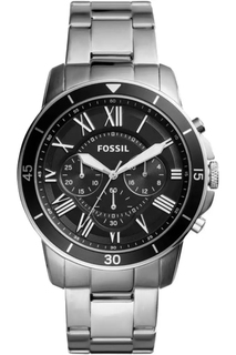 Наручные часы мужские Fossil Grant 44mm серебристые