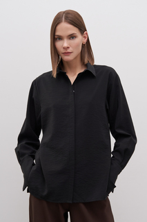 Рубашка женская Finn Flare FAD110279R черная S