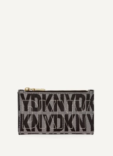 Кошелек женский DKNY R33Q2X91 черный/серый