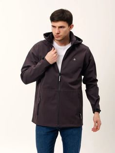 Куртка мужская CosmoTex Норвегия серая 88-92/170-176