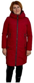 Пальто женское Obr 10979 красное 46 RU