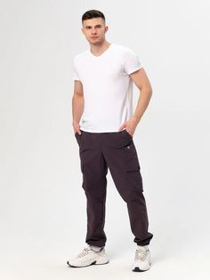 Спортивные брюки мужские CosmoTex 231424 серые 104-108/170-176