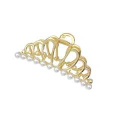 Заколка-краб женская Vprok krabdiadema1 золотистая