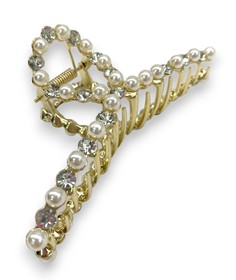 Заколка-краб женская Vprok ZKK1126 золотистая