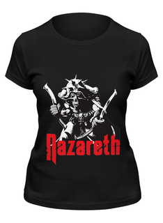 Футболка женская Printio Nazareth черная 2XL
