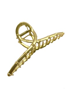Заколка-краб женская Vprok ZKK1124 золотистая