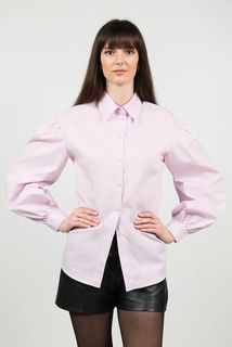 Рубашка женская на базар 78-170 розовая XS