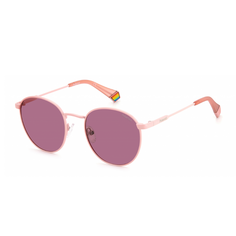 Солнцезащитные очки унисекс Polaroid PLD 6171/S розовые