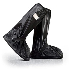 Защитные чехлы на обувь унисекс EZGOODZ Calf-Length PVC черные 43-44 RU